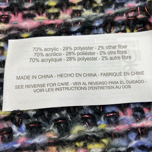 NWT Circus NY Multicolored Rainbow Sweater S - Picture 9 of 12